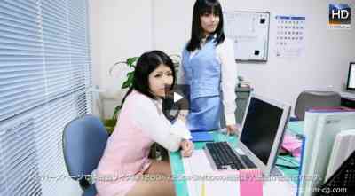 1000giri 2012-08-31 Yui & Madoka レズフェティシズム~Office Love仕事終わり ふたりのあま~い時間