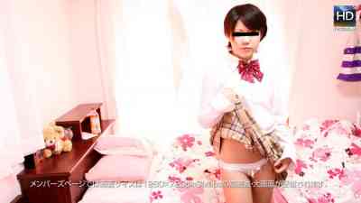 1000giri 2012-10-08 Shizuku めっちゃシタイ！！改#024～キュートなショートカットの女子校生のお部屋で中出し！